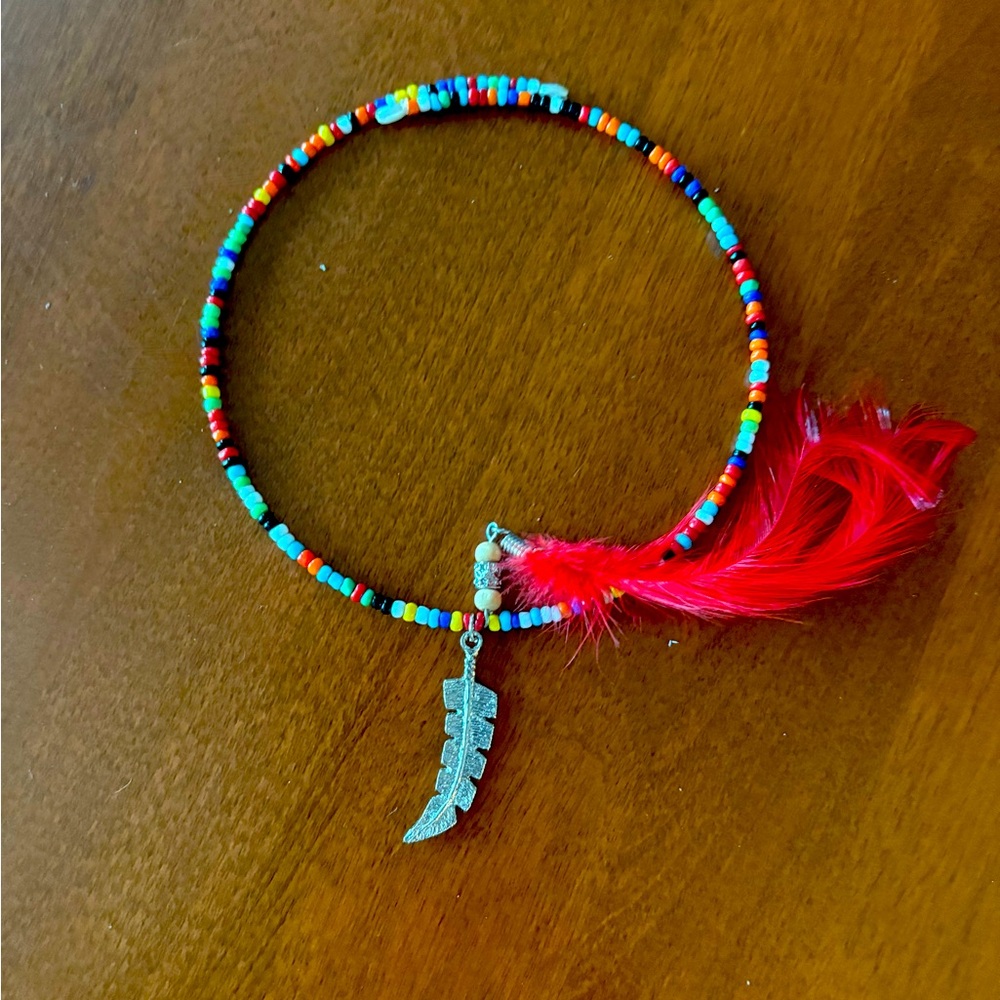 the bracelet is full of color (multicolor)